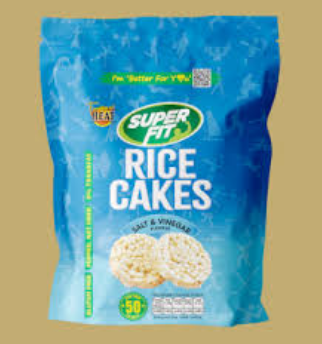 TROPICAL HEAT RICE CAKE SALT &VINEGAR 150G